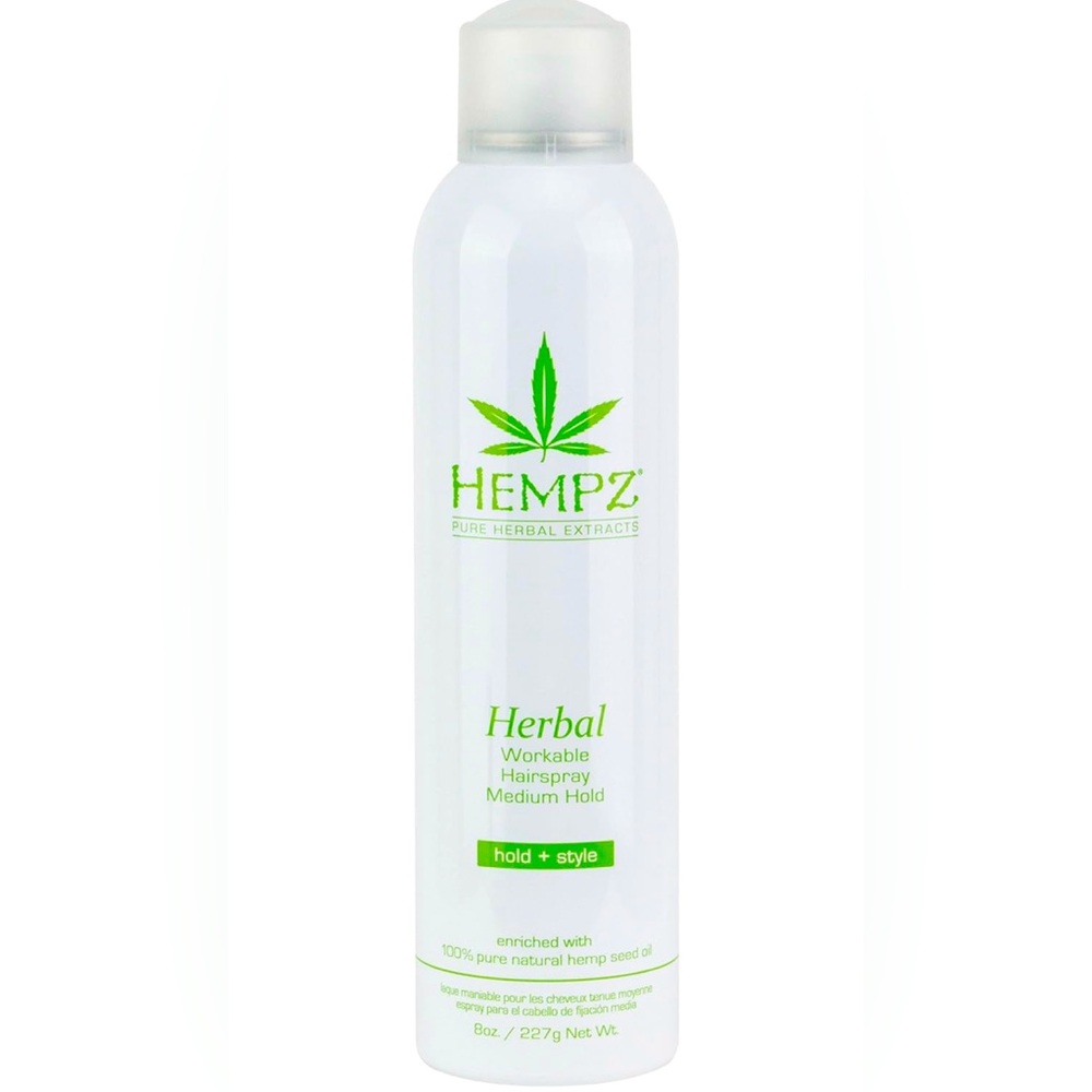 Hempz Hempz herbal workable hairspray medium hold, 8 fluid ounce, 8 Ounce